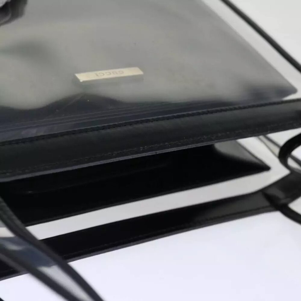 GUCCI Tote Bag Vinyl Black - Picture 4 of 7